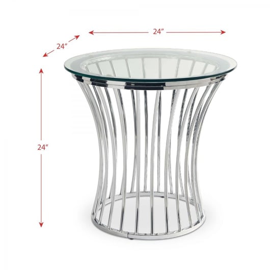 Picture of Nadine Chrome End Table