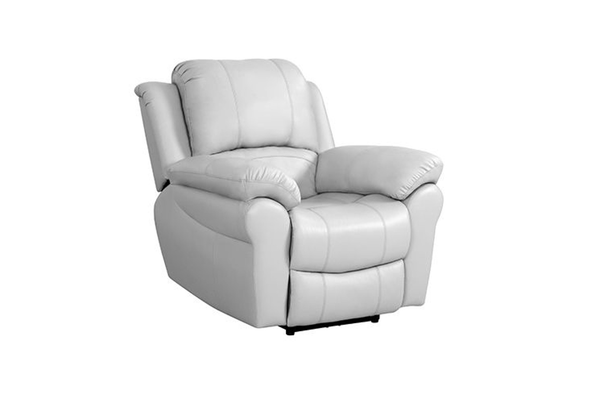 Buy Quincy Cream Leather Dual Power Recliner Part PX9015L03P1