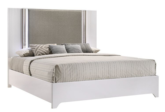 Picture of Aspen White 3 PC Queen Bed with Led Lights
