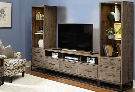 Picture of East Hampton Grey Wall Unit With 70" Console