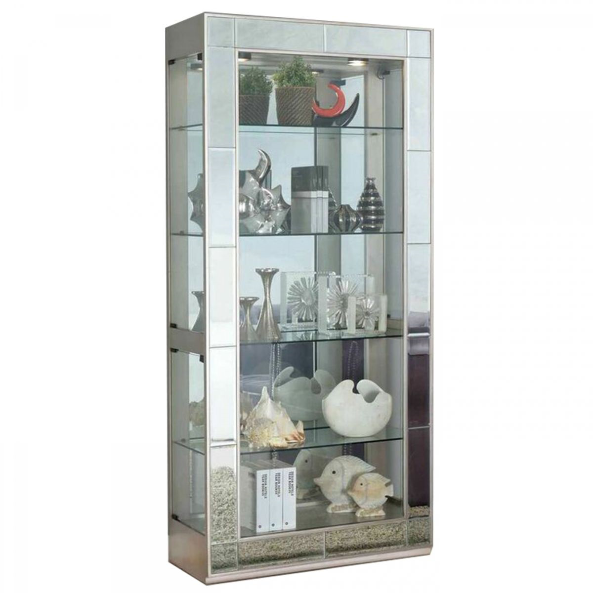 Mirrored Curio Cabinet Bad More Mirrored Curio Cabinet