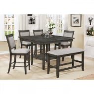 Picture of Fulton Gray  5 PC Counter Height Dining Room