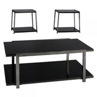 Picture of Rollynx Black 3 PC Table Set