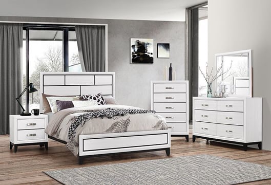 Picture of Alexis White 5 PC Full Bedroom Set