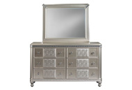Picture of Hefner Platinum Dresser & Mirror