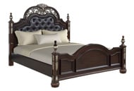 Picture of Maximus Cherry 3 PC Queen Bed