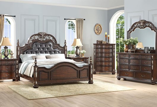 Picture of Maximus Cherry  5 PC King Bedroom