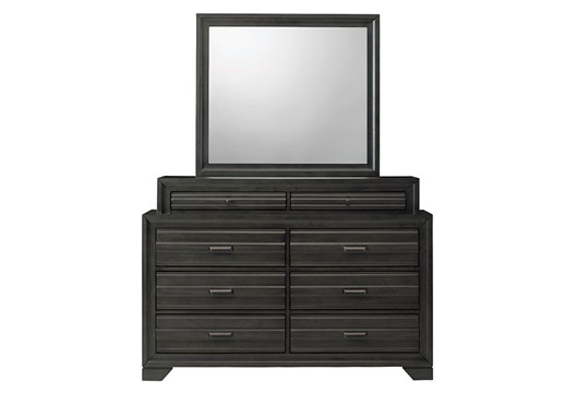 Picture of Trifecta Grey Dresser & Mirror