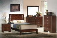 Picture of Summit Cherry 3 PC Twin Bed