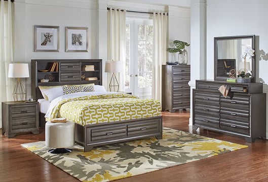 Picture of Trifecta Grey 5 PC King Bedroom