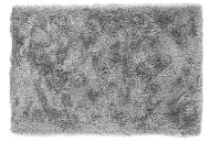 Solid Silver Grey Shag Area Rug