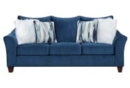 Picture of Velour Blue Sofa