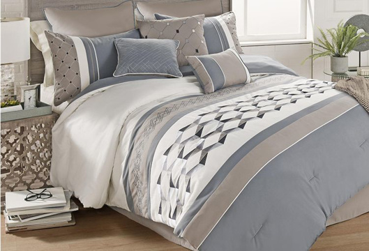 Picture of Bailey Beige 7PC King Comforter Set