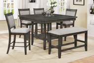 Picture of Fulton Gray  5 PC Counter Height Dining Room