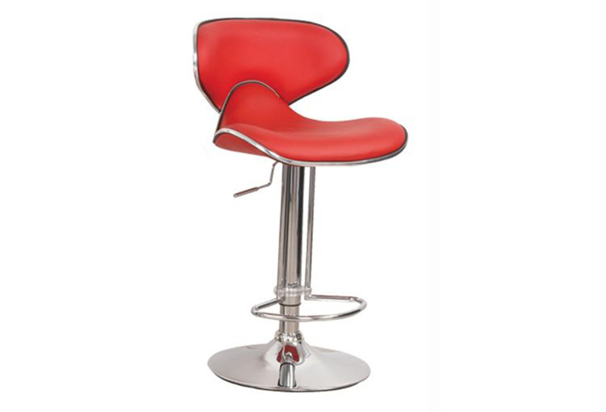 Picture of Moderne Red Adjustable Barstool