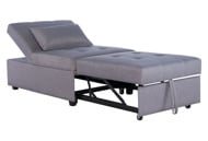 Picture of Dozer Grey Convertible Sleeper Chair
