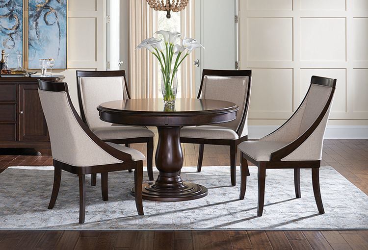 Dining Room Table And Parsons Chairs