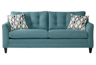 Picture of Haley Teal Sleeper Sofa