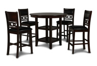 Picture of Gia Ebony 5 PC Counter Height Dining Room