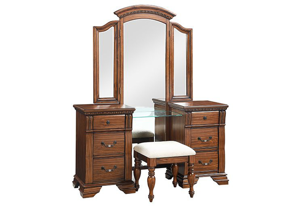 Picture of Isabella Cherry Vanity & Bench