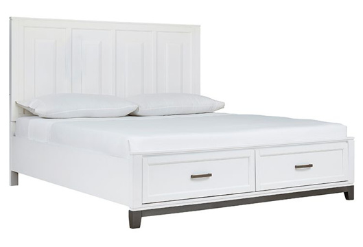 Picture of Brynburg White 3 PC King Storage Bed