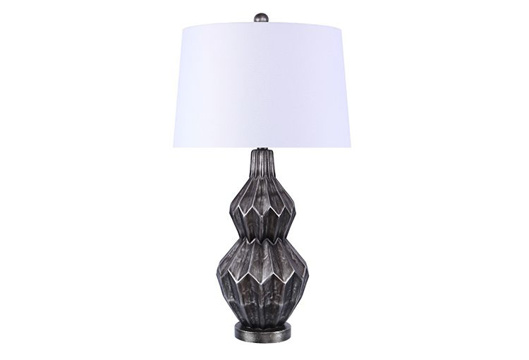 Picture of Bowen Brushed Silver Table Lamp