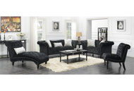 Picture of Twain Black Button Loveseat