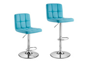 Picture of Alta Teal Adjustable Barstool