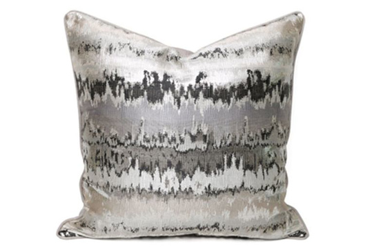 Picture of Martillo Silver/Black Accent Pillow