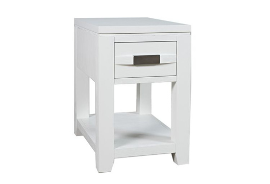 Picture of Altamonte White Chairside Table