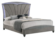 Picture of Frampton Grey King Upholstered Bed