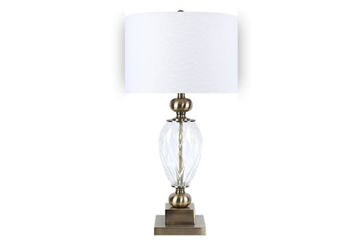 Picture of Femme Glass/Brass Table Lamp