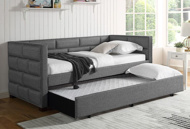 Picture of Vance Grey Daybed with Trundle