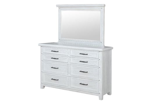 Picture of Hampton White Dresser/Mirror