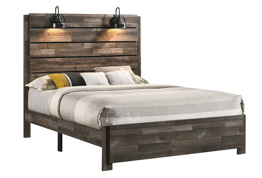 Picture of Carter 3 PC Queen Platform Bed with Lights