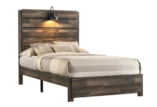Picture of Carter 3 PC Full Platform Bed with Lights