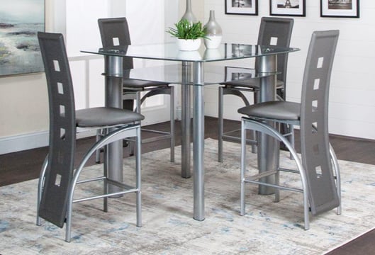 Picture of Valencia Grey 5 PC Counter Height Dining Room