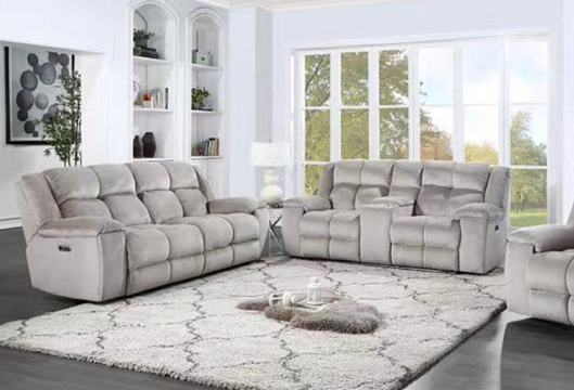 Grey Sofa Loveseat/Modern Couch with Solid Wood Frame/Easy,Soft and Co –  ASMILITY