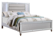 Picture of Athena Silver 3 PC Queen Bed with LED Lights