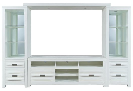 Picture of Altamonte White 4 PC Wall Unit with 60" Console
