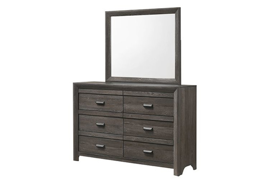 Kelsey Black Dresser Mirror, Black Dresser With Mirror And Chest Set