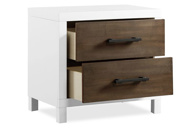 Picture of Daughtrey White/Brown Nightstand