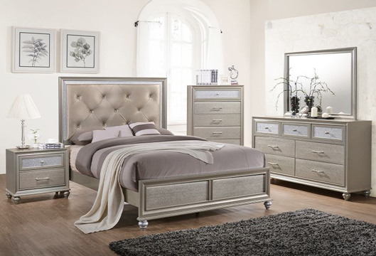 Picture of Delilah Champagne 5 PC Twin Bedroom