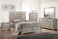 Picture of Delilah Champagne Dresser & Mirror