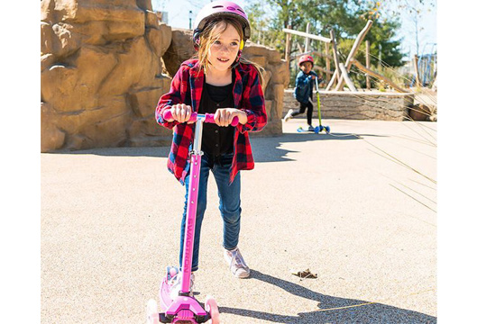 Picture of 3 Wheel Pink Scooter w/LED