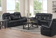 Picture of Acropolis Charcoal Reclining Sofa