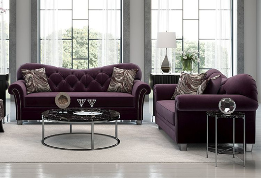 Picture of Sterling Plum Sofa