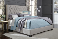 Picture of Westerly Grey King Upholstered Bed
