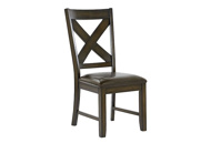 Picture of Cabanas Walnut Upholstered Side Chair