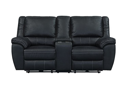 Picture of Tanner Dark Grey Power Reclining Console Loveseat